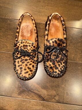 Isabel Marant Leopard Print Moccasin Loafers